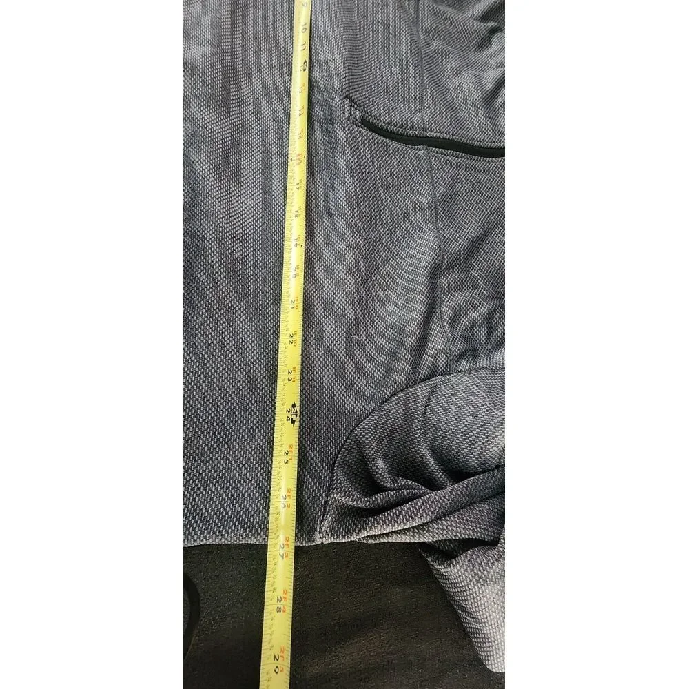 Callaway Midweight Waffle Knit Fleece 1/4 Zip Golf‎ Sweater XL Grey pullover
